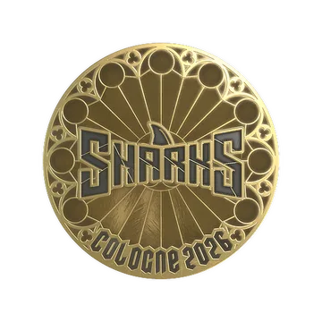 Sticker | Sharks Esports (Gold) | Cologne 2026