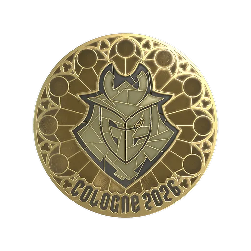 Наклейка | G2 Esports (золотая) | Кёльн-2026