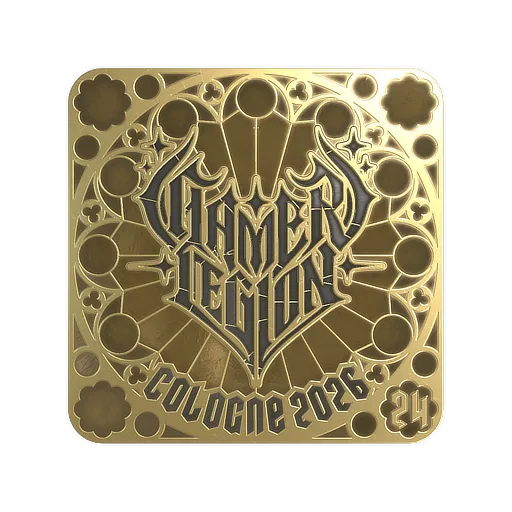 Наклейка | GamerLegion (золотая, итоговая) | Кёльн-2026