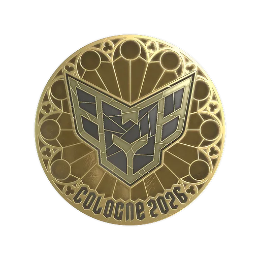 Наклейка | HEROIC (золотая) | Кёльн-2026