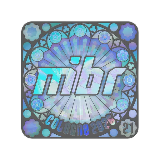 Наклейка | MIBR (голографическая, итоговая) | Кёльн-2026