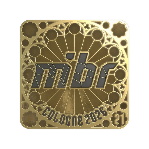 Наклейка | MIBR (золотая, итоговая) | Кёльн-2026