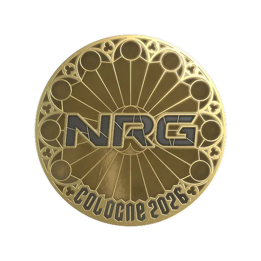 Наклейка | NRG (золотая) | Кёльн-2026