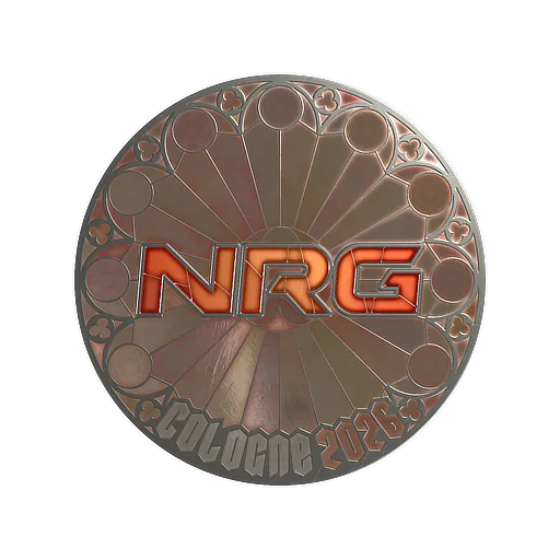 Наклейка | NRG (металлическая) | Кёльн-2026
