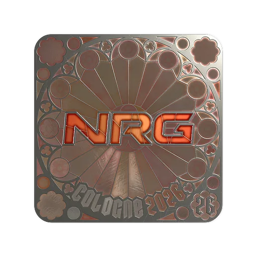 Наклейка | NRG (металлическая, итоговая) | Кёльн-2026