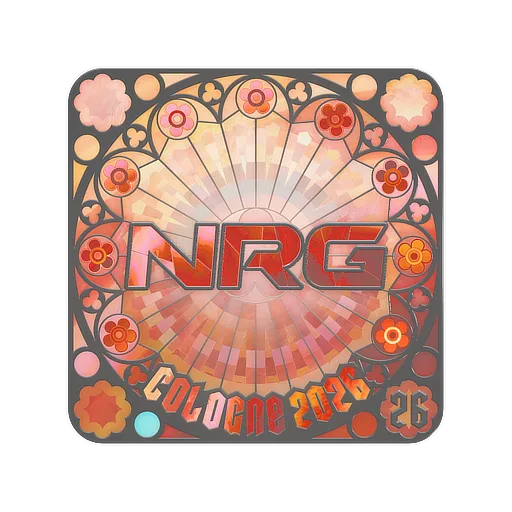 Наклейка | NRG (голографическая, итоговая) | Кёльн-2026