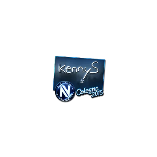Наклейка | kennyS (металлическая) | Кёльн-2015