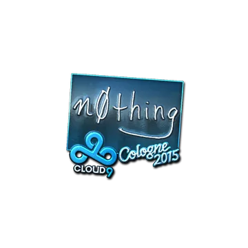 Sticker | n0thing (Foil) | Cologne 2015