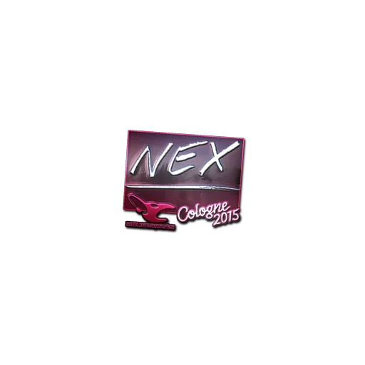 Наклейка | nex (металлическая) | Кёльн-2015