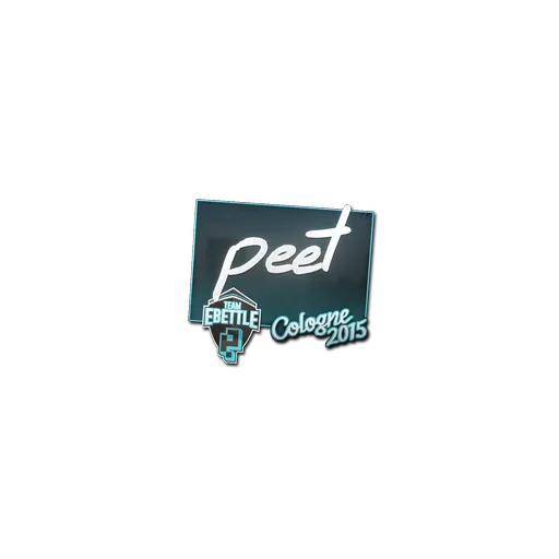 Наклейка | peet | Кёльн-2015