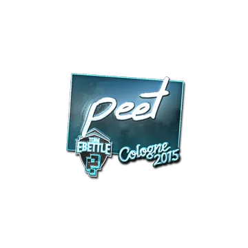 Sticker | peet (Foil) | Cologne 2015