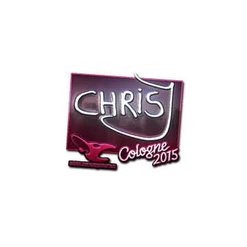 Sticker | chrisJ (Foil) | Cologne 2015