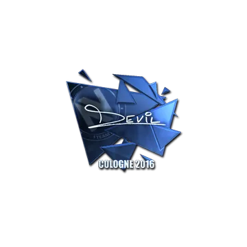Sticker | DEVIL (Foil) | Cologne 2016