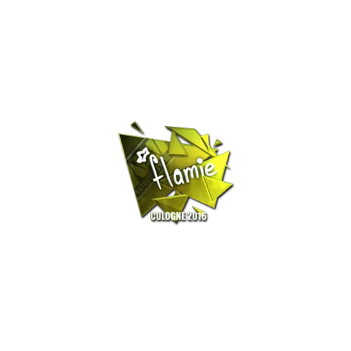 Наклейка | flamie (металлическая) | Кёльн-2016
