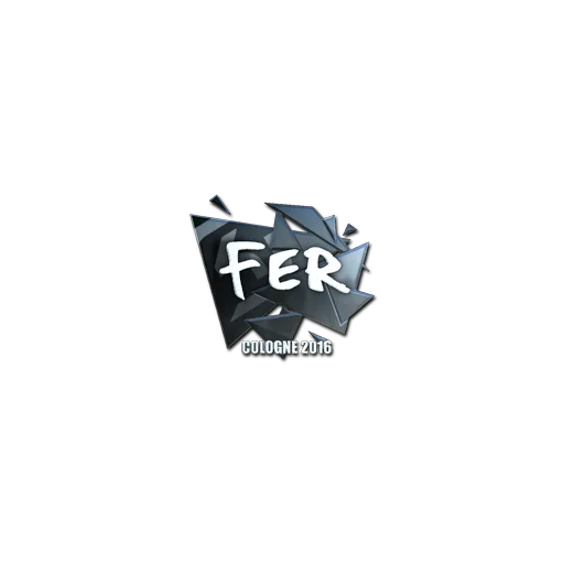 Наклейка | fer (металлическая) | Кёльн-2016