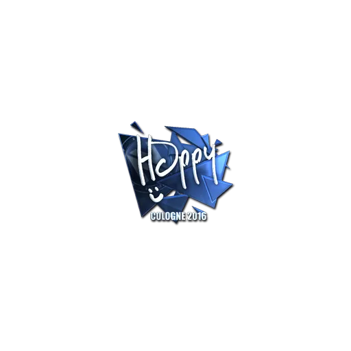 Наклейка | Happy (металлическая) | Кёльн-2016