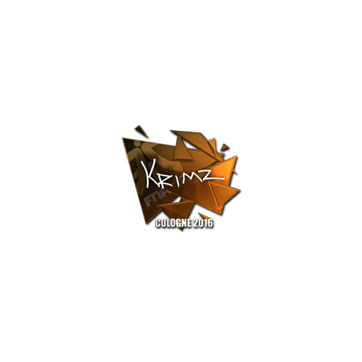 Наклейка | KRIMZ (металлическая) | Кёльн-2016