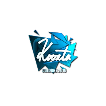 Sticker | koosta (Foil) | Cologne 2016