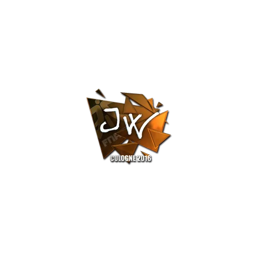 Наклейка | JW (металлическая) | Кёльн-2016