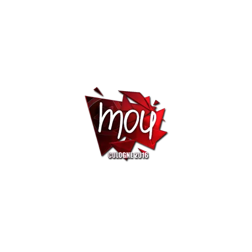 Наклейка | mou (металлическая) | Кёльн-2016