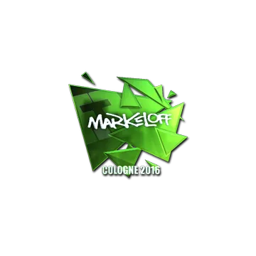 Sticker | markeloff (Foil) | Cologne 2016