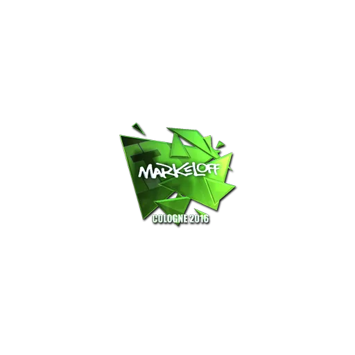Sticker | markeloff (Foil) | Cologne 2016