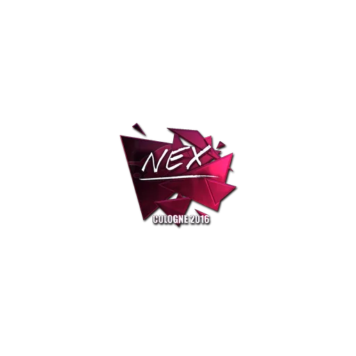 Наклейка | nex (металлическая) | Кёльн-2016