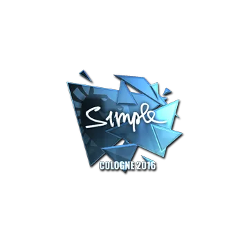 Sticker | s1mple (Foil) | Cologne 2016
