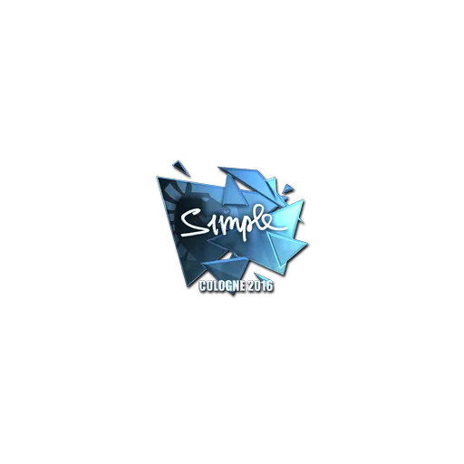 Sticker | s1mple (Foil) | Cologne 2016
