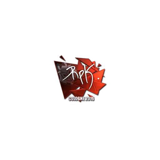 Наклейка | RpK (металлическая) | Кёльн-2016