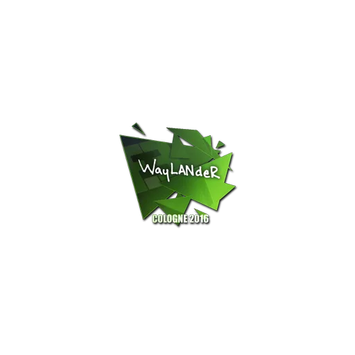 Наклейка | wayLander | Кёльн-2016