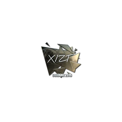 Наклейка | Xizt (металлическая) | Кёльн-2016