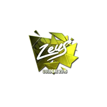 Sticker | Zeus (Foil) | Cologne 2016