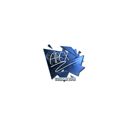 Наклейка | apEX (металлическая) | Кёльн-2016