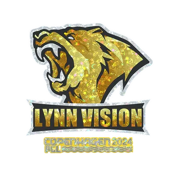 Наклейка | Lynn Vision (с блёстками) | Копенгаген-2024