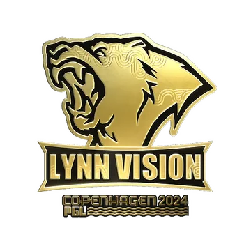 Sticker | Lynn Vision (Gold) | Copenhagen 2024