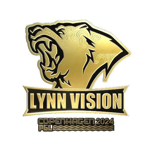 Sticker | Lynn Vision (Gold) | Copenhagen 2024