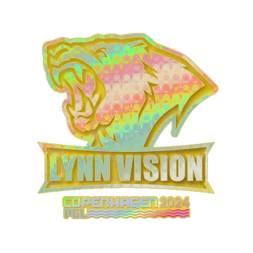 Наклейка | Lynn Vision (голографическая) | Копенгаген-2024