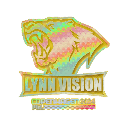 Наклейка | Lynn Vision (голографическая) | Копенгаген-2024