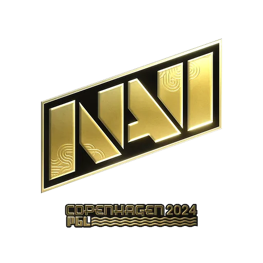 Наклейка | Natus Vincere (золотая) | Копенгаген-2024