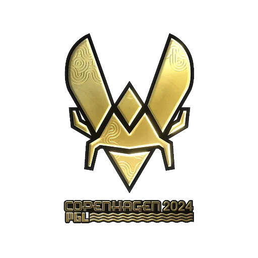 Наклейка | Vitality (золотая) | Копенгаген-2024