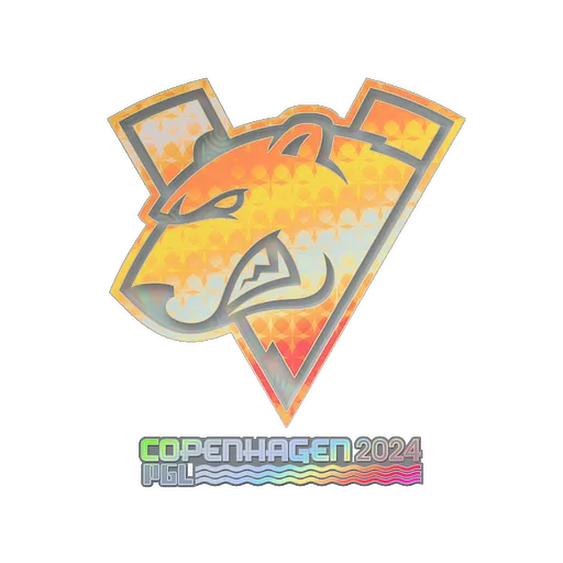 Наклейка | Virtus.pro (голографическая) | Копенгаген-2024