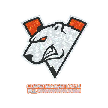 Наклейка | Virtus.pro (с блёстками) | Копенгаген-2024