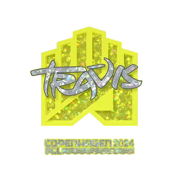 Sticker | TRAVIS (Glitter) | Copenhagen 2024