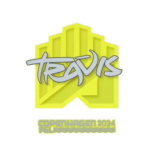 Наклейка | TRAVIS | Копенгаген-2024