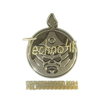 Sticker | Techno4K (Gold) | Copenhagen 2024