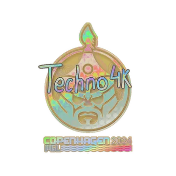Sticker | Techno4K (Holo) | Copenhagen 2024