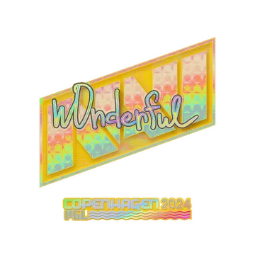 Sticker | w0nderful (Holo) | Copenhagen 2024