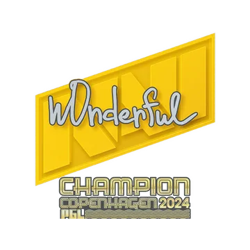 Sticker | w0nderful (Champion) | Copenhagen 2024