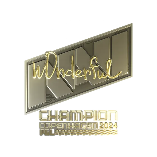 Sticker | w0nderful (Gold, Champion) | Copenhagen 2024